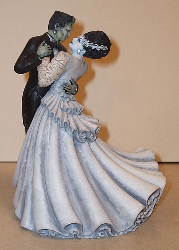 Bride and Monster Cake Topper (CURRENTLY UNAVAILABLE)